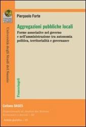 Aggregazioni pubbliche locali. Forme associative nel governo e nell'amministrazione tra autonomia politica, territorialità e governance