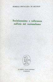 Socinianesimo e tolleranza nell'età del razionalismo