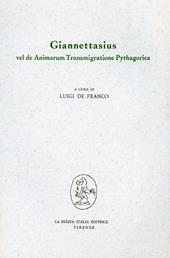 Giannettasius vel de animarum transmigratione pythagorica, dialogus