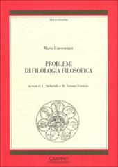 Problemi di filologia filosofica