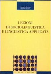 Lezioni di sociolinguistica e linguistica applicata