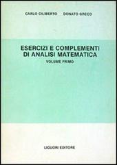 Esercizi e complementi di analisi matematica. Vol. 1