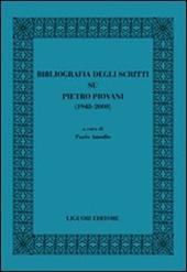 Bibliografia degli scritti su Pietro Piovani (1948-2000)