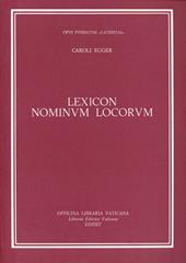 Lexicon nominum locorum