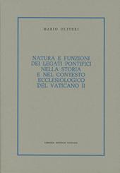 Natura e funzioni dei legati pontifici nella storia e nel contesto ecclesiologico del Vaticano II