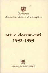 Atti e documenti (1993-1999)