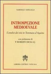Introspezione medievale. L'analisi dei vizi in Tommaso D'Aquino
