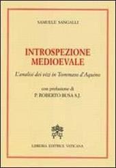 Introspezione medievale. L'analisi dei vizi in Tommaso D'Aquino