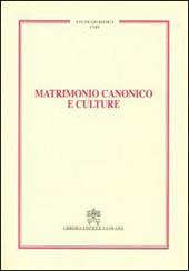 Matrimonio canonico e culture