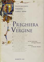 Preghiera alla Vergine. Paradiso, canto XXXIII