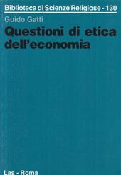 Questioni di etica dell'economia