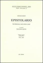Epistolario. Vol. 5: 1876-1877