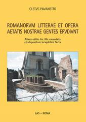 Romanorum litterae et opera aetatis nostrae gentes erudiunt