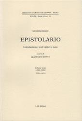 Epistolario. Vol. 9: 1884-1886