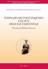 Tommaso Niccolò D'Aquino e le sue «Deliciae tarentinae». Osservazioni filologiche-letterarie