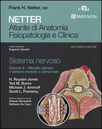 Netter. Atlante di anatomia fisiopatologia e clinica. Sistema nervoso. Vol. 2: Midollo spinale e sistemi motorio e sensoriale. - H. Royden Jones - Libro Edra Masson 2014 | Libraccio.it