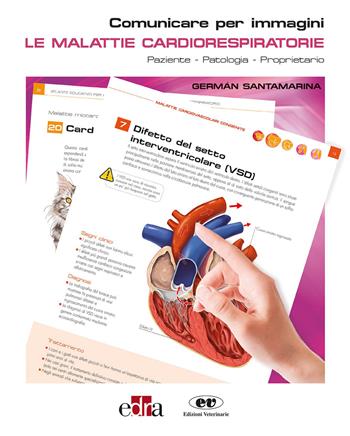 Le malattie cardiorespiratorie. Paziente-Patologia-Proprietario. Comunicare per immagini - Germán Santamarina - Libro Edra 2019 | Libraccio.it