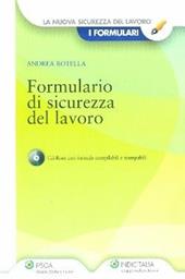 Formulario di sicurezza del lavoro. Con CD-ROM