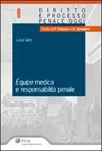 Equipe medica e responsabilità penale - Lucia Gizzi - Libro Ipsoa 2011, Diritto e processo penale oggi | Libraccio.it