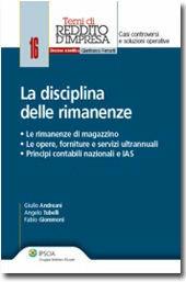 La disciplina delle rimanenze