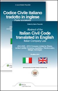 Codice civile italiano tradotto in inglese. Parte societario  - Libro Ipsoa 2014 | Libraccio.it