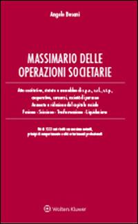 Massimario delle operazioni societarie. Con CD-ROM - Angelo Busani - Libro Ipsoa 2015 | Libraccio.it