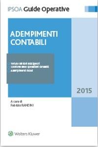 Adempimenti contabili  - Libro Ipsoa 2015, Guide operative | Libraccio.it
