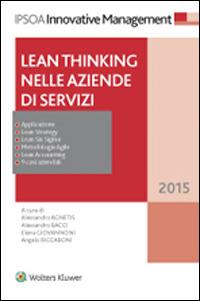 Lean thinking nelle aziende di servizi  - Libro Ipsoa 2015, Innovative management | Libraccio.it