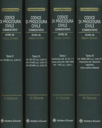 Codice di procedura civile. Commentario. Con e-book  - Libro Ipsoa 2018, Commentari | Libraccio.it