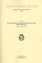 Il governo delle migrazioni oltre la crisi sfide e risposte (Roma 5 giugno 2014)