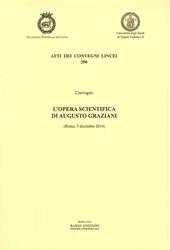 L' opera scientifica di Augusto Graziani. Atti del Convegno (Roma, 3 dicembre 2014)