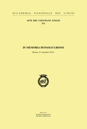 In memoria di Paolo Grossi (Roma, 22 settembre 2023)