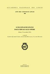 Luigi Einaudi linceo: dagli ideali alle opere. (Roma, 19 novenbre 2024)