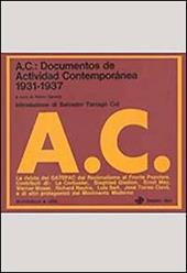 AC: documentos de Actividad Contemporánea (1931-1937)