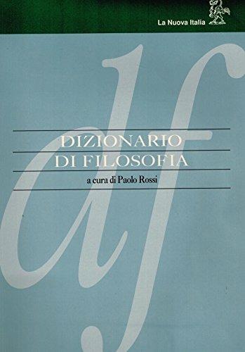 Dizionario di filosofia  - Libro La Nuova Italia 1996 | Libraccio.it