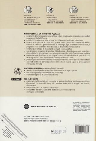 Milleduemila. Un mondo al plurale. Per le Scuole superiori. Vol. 2: Il Settecento e l'Ottocento - Valerio Castronovo - Libro La Nuova Italia 2012 | Libraccio.it