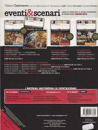 Eventi & scenari. Per la Scuola media. Vol. 2 - Valerio Castronovo - Libro La Nuova Italia 2012 | Libraccio.it
