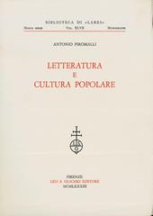 Letteratura e cultura popolare