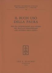 Il buon uso della paura. Per una introduzione allo studio del trattato muratoriano «Del governo della peste»