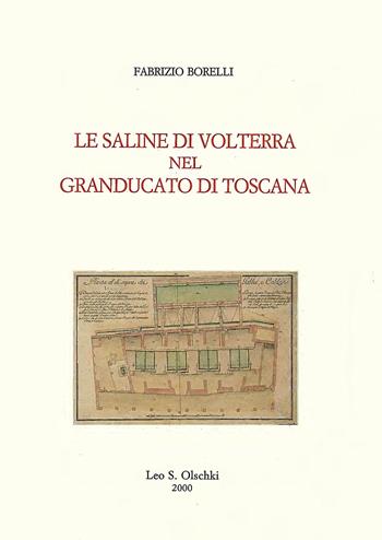 Le saline di Volterra nel Granducato di Toscana - Fabrizio Borelli - Libro Olschki 2000, Accademia delle arti del disegno | Libraccio.it
