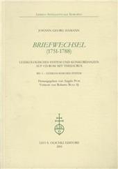 Briefwechsel (1751-1788). Lexikologische system und Konkordanzen