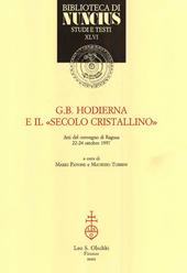 G. B. Hodierna e il «secolo cristallino». Atti del Convegno (Ragusa, 22-24 ottobre 1997)