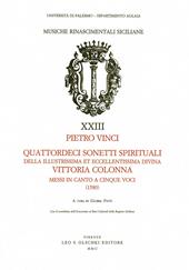 Quattordici sonetti spirituali della illustrissima et eccellentissima divina Vittoria Colonna messi in canto a cinque voci (1580)