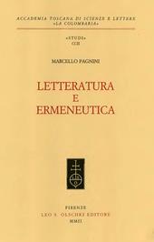 Letteratura e ermeneutica