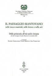 Il paesaggio mantovano nelle tracce materiali, nelle lettere e nelle arti. Atti del Convegno (Mantova, 3-4 novembre 2000). Vol. 1: Dalla preistoria all'età tardo romana