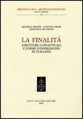 La finalità. Strutture concettuali e forme d'espressione in italiano