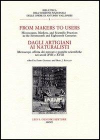 Dagli artigiani ai naturalisti. Microscopi, offerta dei mercati e pratiche scientifiche nei secoli XVII e XVIII. Atti del Convegno (Milano, 13-14 ottobre 2004)  - Libro Olschki 2007, Ediz. naz. delle opere di A. Vallisneri | Libraccio.it