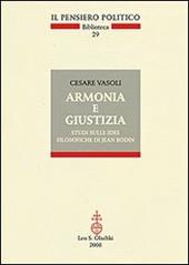 Armonia e giustizia. Studi sulle idee filosofiche di Jean Bodin