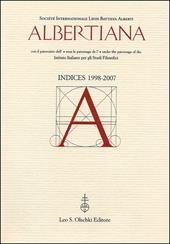 Albertiana. Indices (1998-2007)