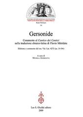 Gersonide. Commento al «Cantico dei cantici» nella traduzione ebraico-latina di Flavio Mitridate